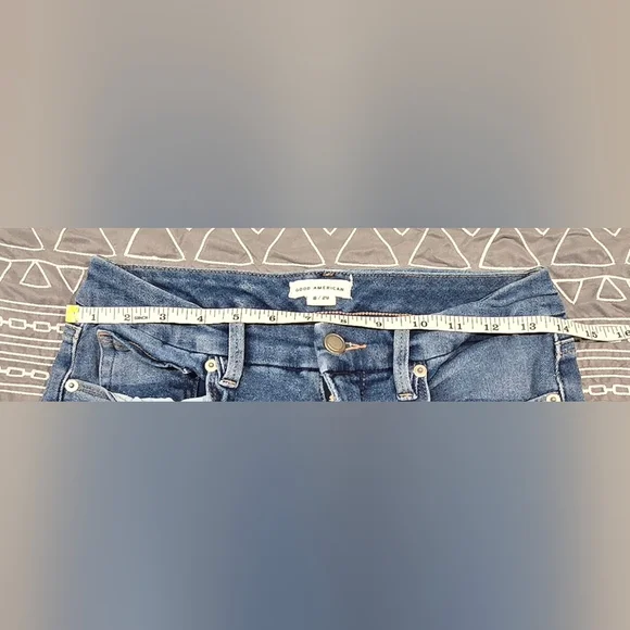 Good American High Waisted Cropped Skinny Jeans Size 8/29 - Picture 5 of 7